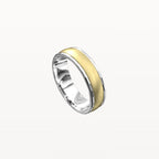 Facet Polished Edge Centre-Brushed Band