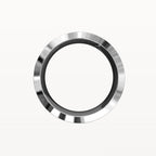 Polished Edge Contrast Diamond Band