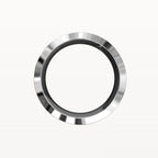 Polished Edge Contrast Diamond Band