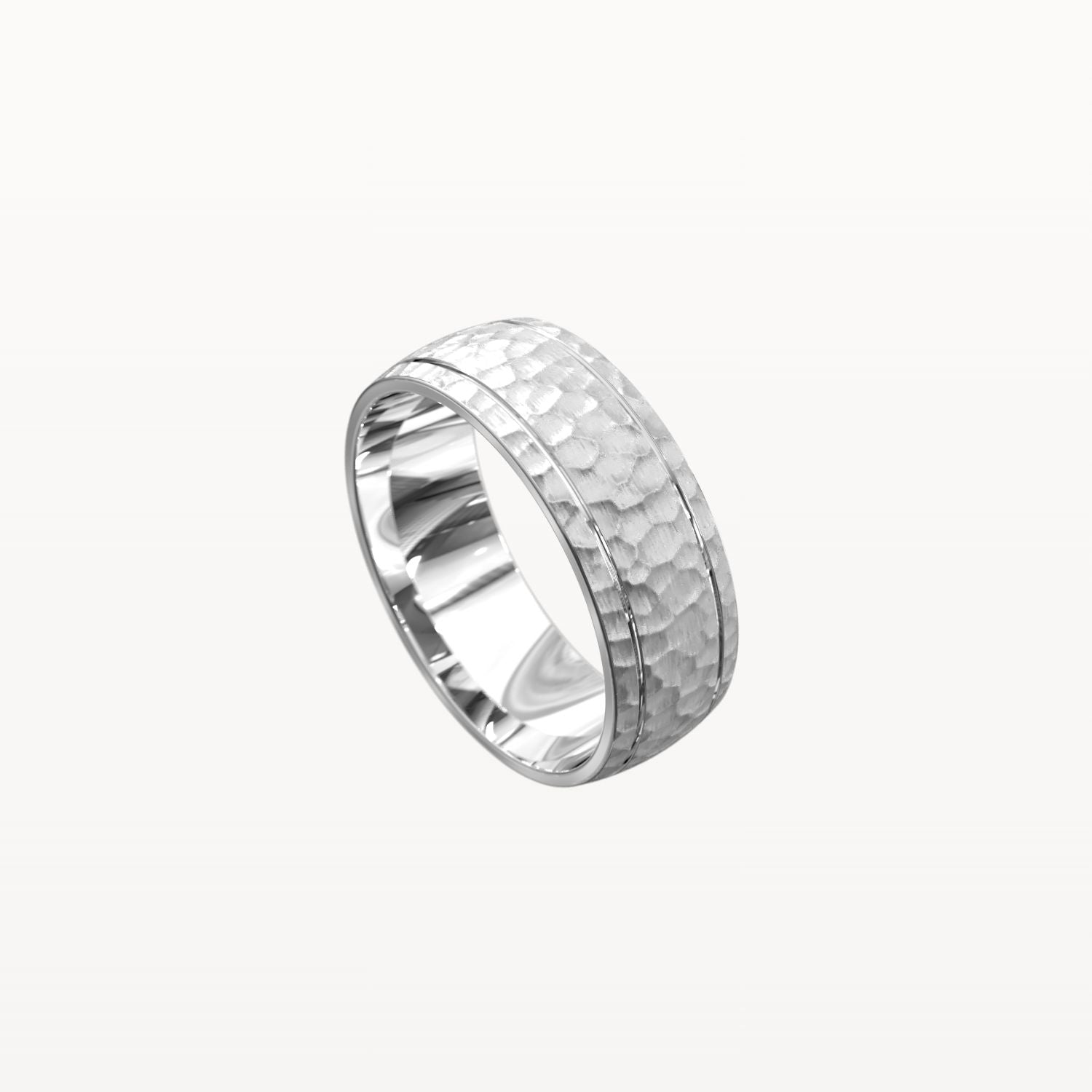 Hammered Hand-Carved Dual Chanel Band