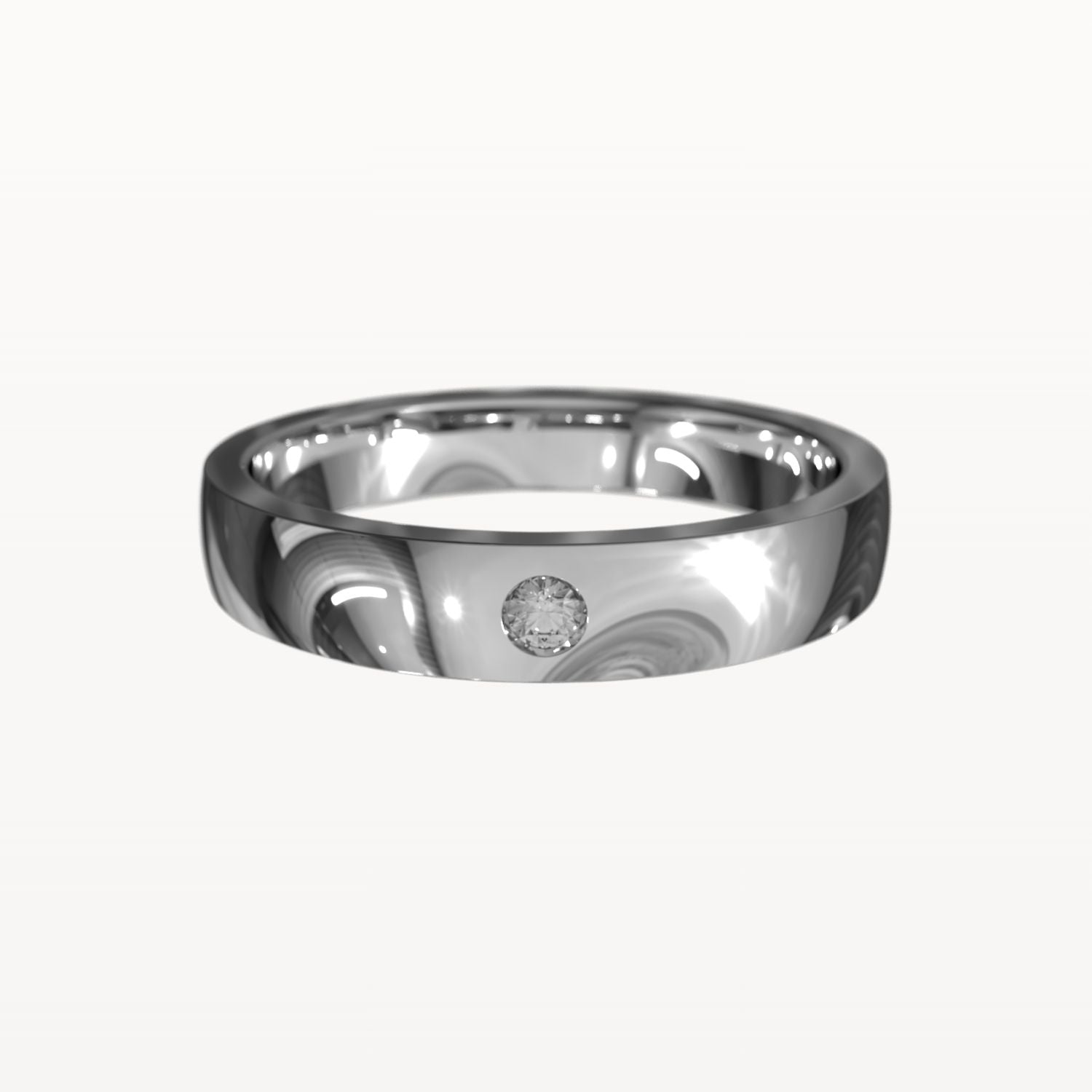 Hammer Set Diamond Band