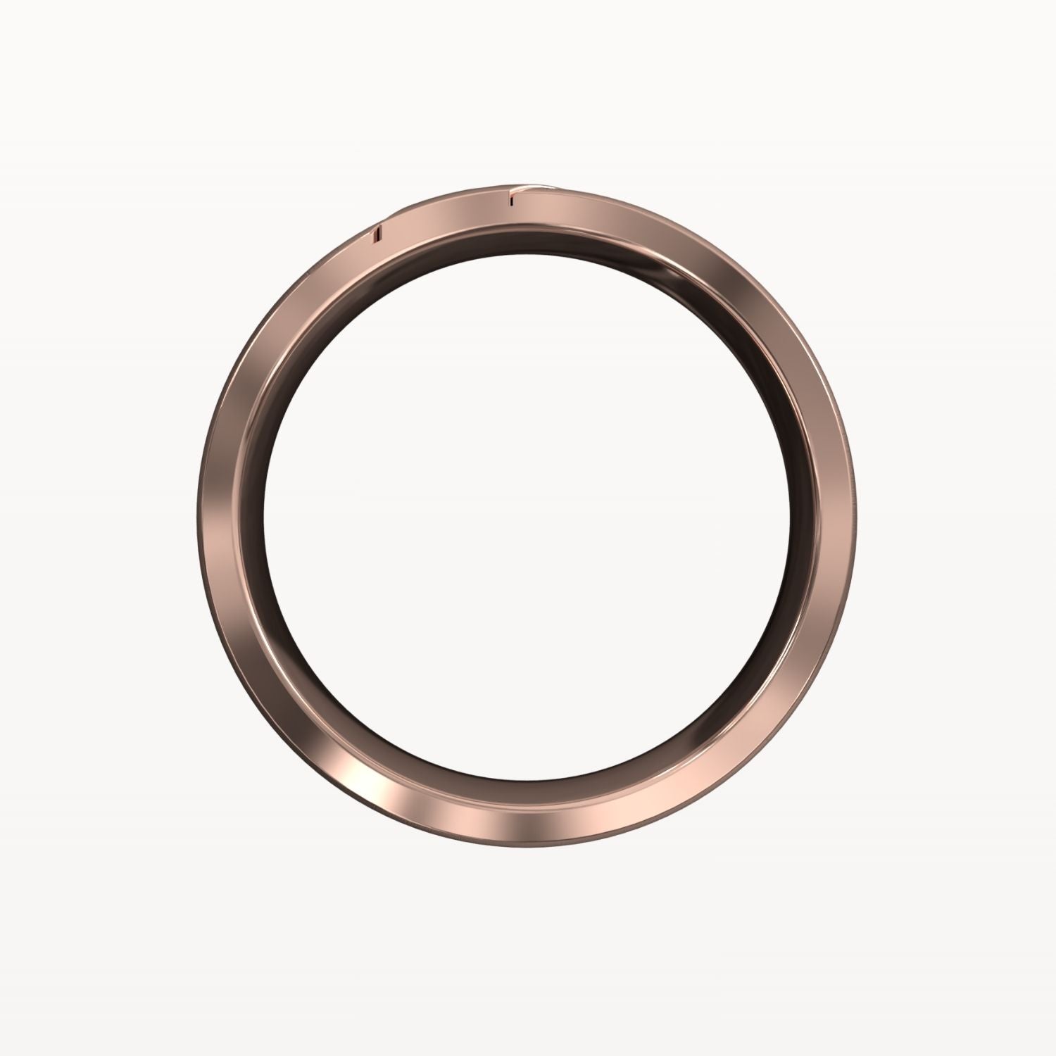 Three Diamond Brushed Channel Ring