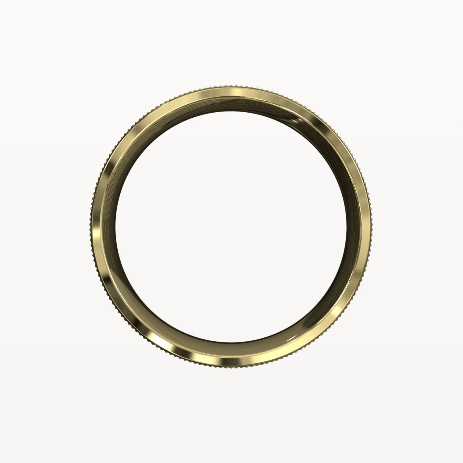 Dual Channel Milgrain Facet Band