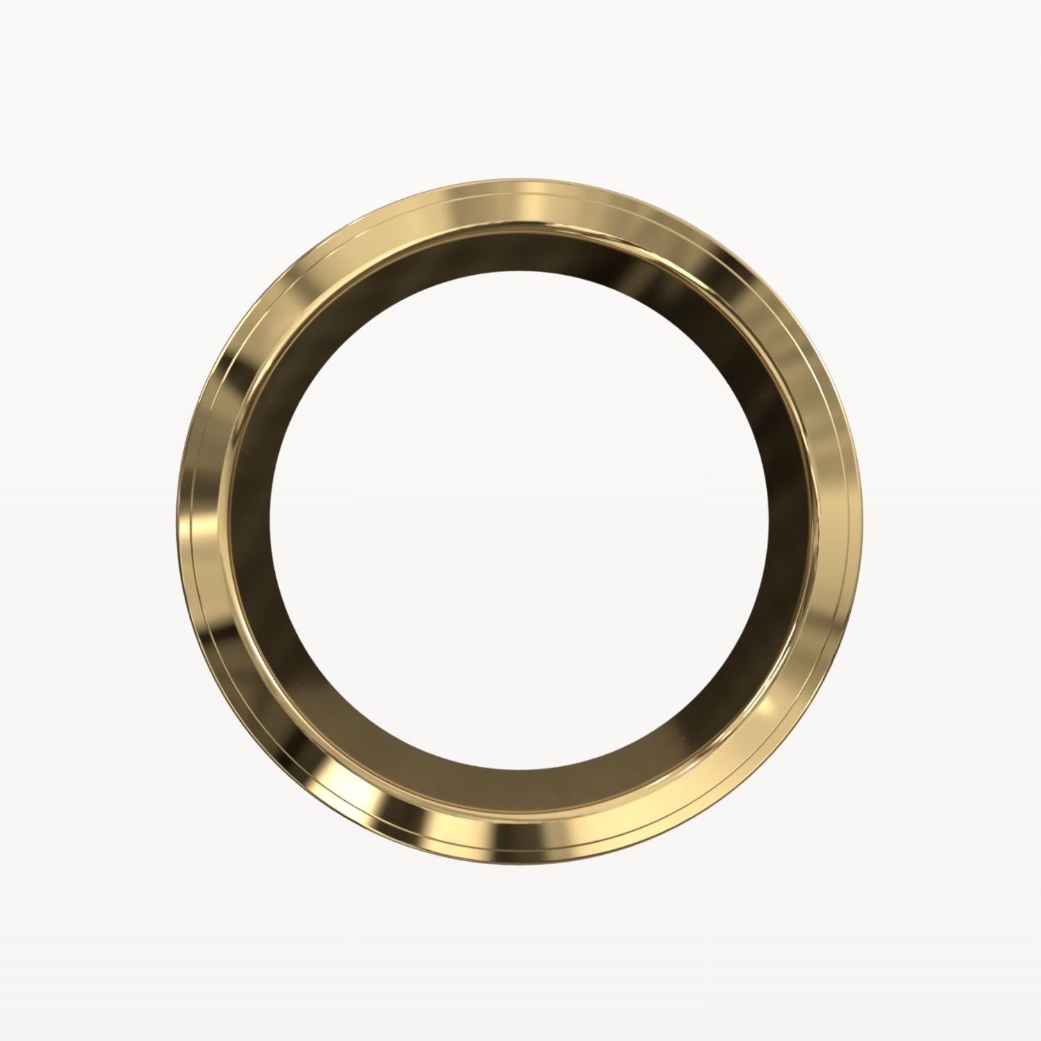 Three Tier Brushed Diamond Band