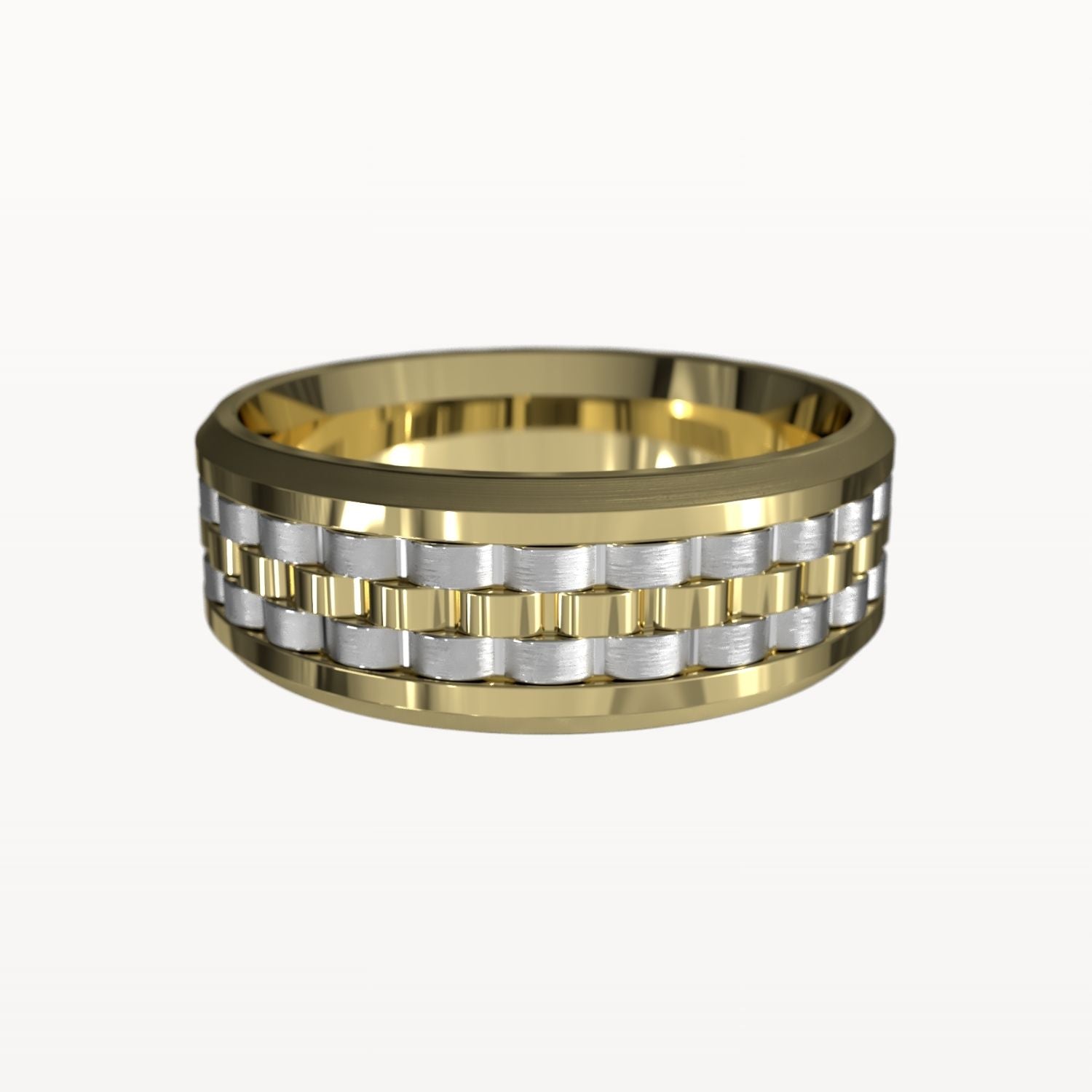 Hand-Carved Watch Link Band