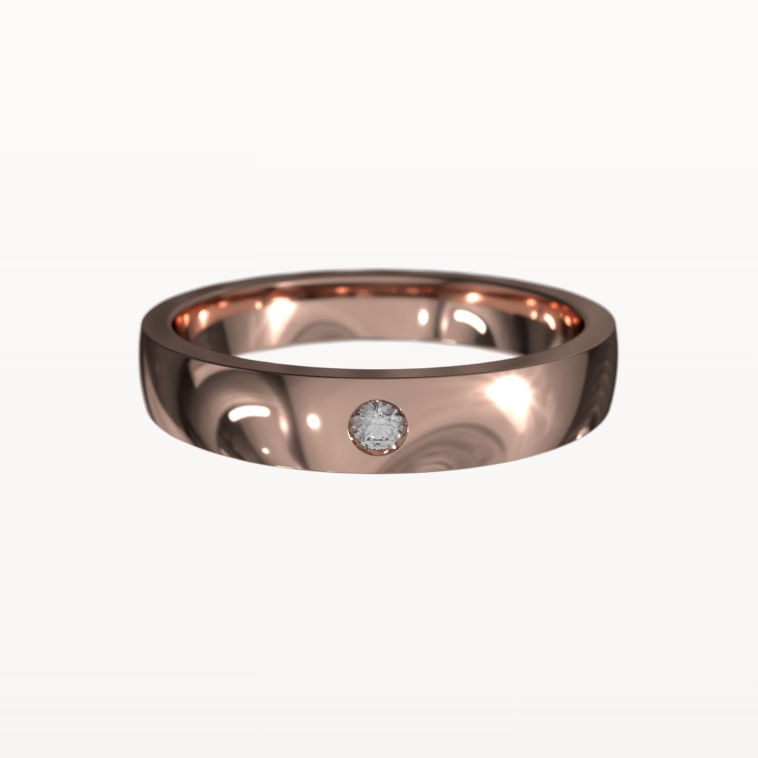 Hammer Set Diamond Band