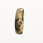 Half Round Trio Flush Set Diamond Band