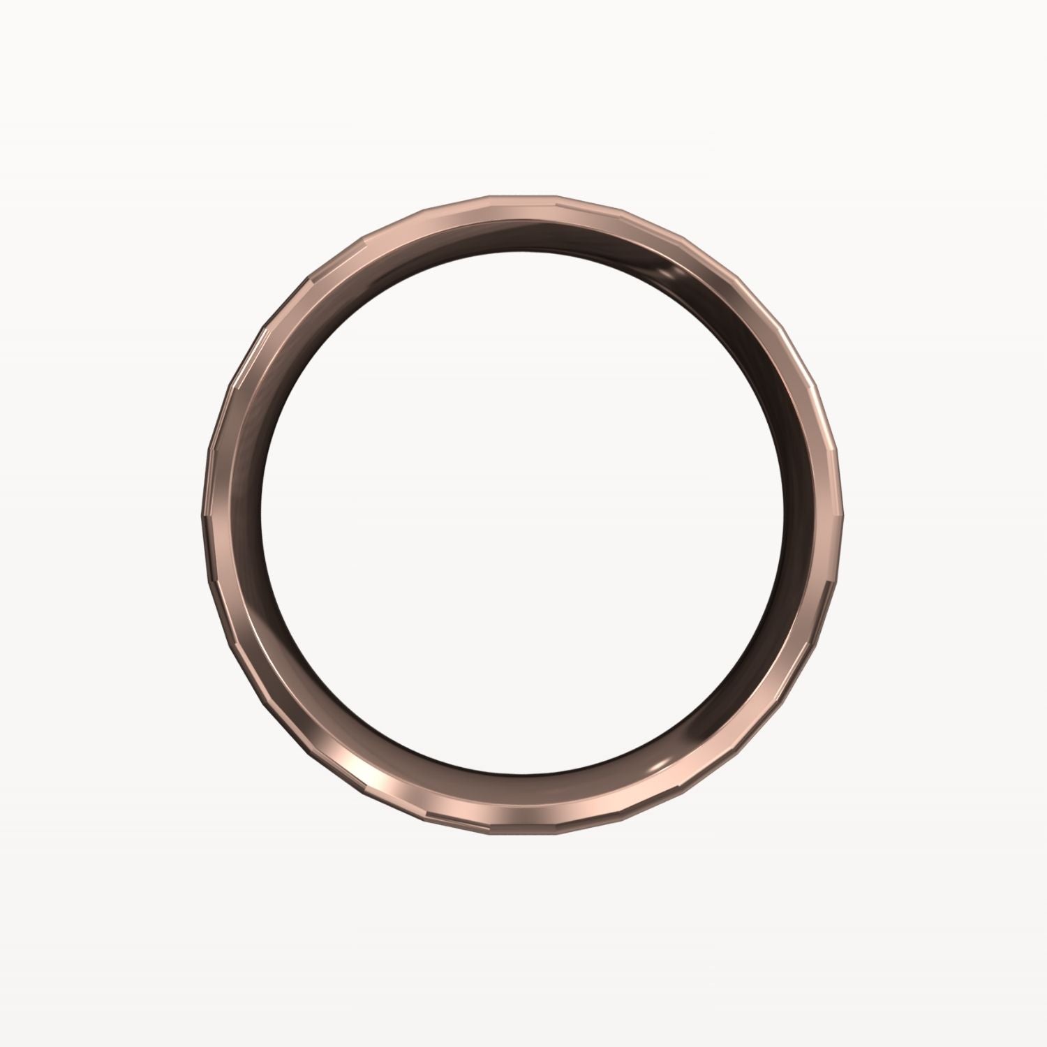 Facet Polished Edge Centre-Brushed Band