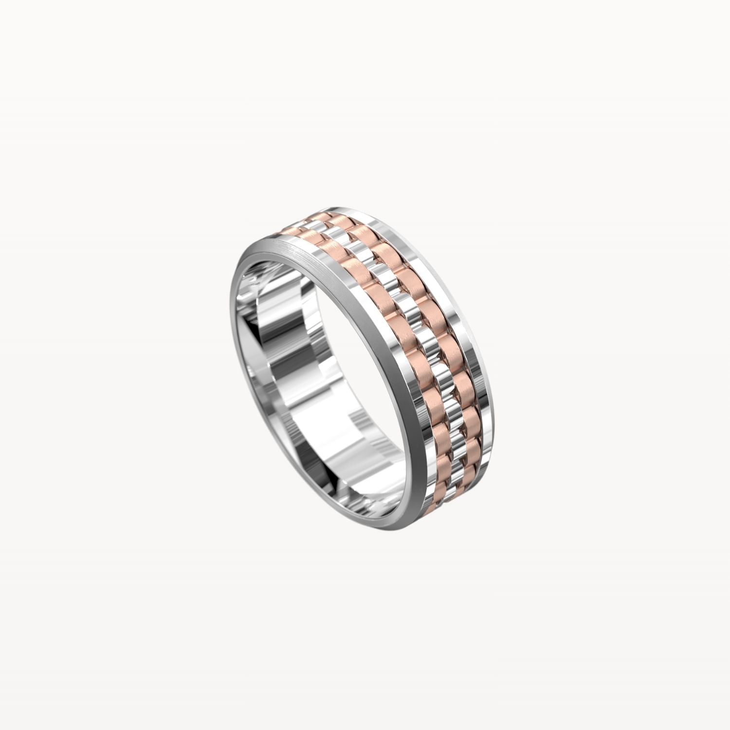 Hand-Carved Watch Link Band